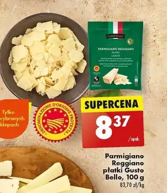 Biedronka Parmigiano Reggiano płatki Gusto Bello, 100 g oferta