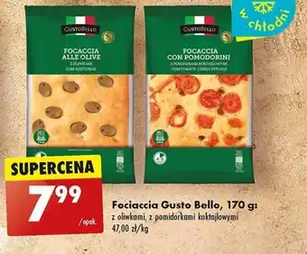 Biedronka Fociaccia Gusto Bello, 170 g oferta