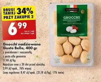 Biedronka Gnocchi nadziewane Gusto Bello, 400 g oferta