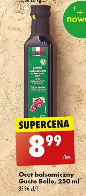 Biedronka Ocet balsamiczny Gusto Bello, 250 ml oferta