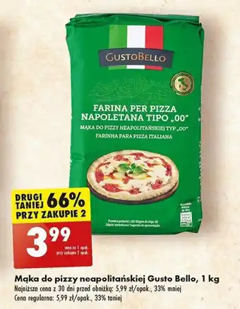 Biedronka Mąka do pizzy neapolitańskiej Gusto Bello, 1 kg oferta