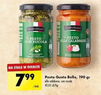 Biedronka Pesto Gusto Bello, 190 g oferta