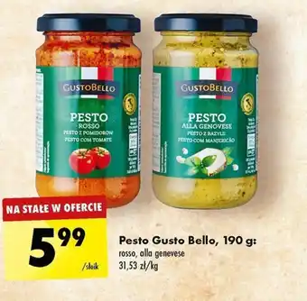 Biedronka Pesto Gusto Bello, 190 g oferta