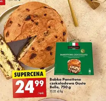 Biedronka Babka Panettone czekoladowa Gusto Bello, 750 g oferta