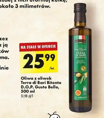 Biedronka Oliwa z oliwek Terra di Bari Bitonto D.O.P. Gusto Bello, 500 ml oferta