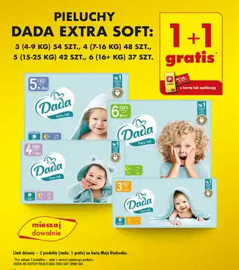 Biedronka PIELUCHY DADA EXTRA SOFT oferta