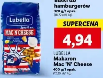 Lidl LUBELLA Makaron Mac 'N' Cheese 400 g oferta