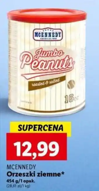 Lidl MCENNEDY Orzeszki ziemne 454 g oferta