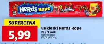 Cukierki Nerds Rope 26g