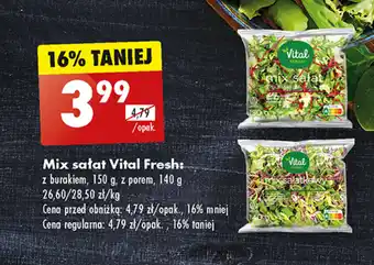 Biedronka Mix sałat Vital Fresh oferta