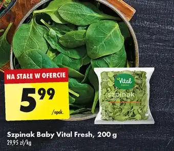Biedronka Szpinak Baby Vital Fresh, 200 g oferta
