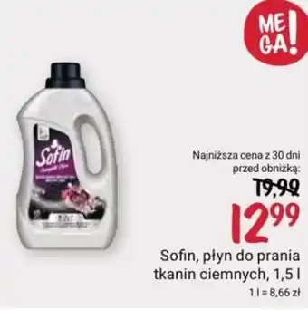Rossmann Sofin, płyn do prania tkanin ciemnych, 1,5 l oferta