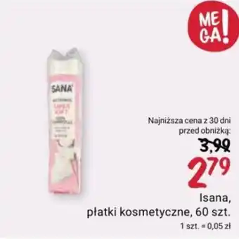Rossmann Isana, płatki kosmetyczne, 60 szt. oferta