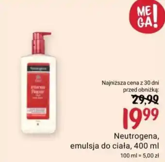 Rossmann Neutrogena, emulsja do ciała, 400 ml oferta