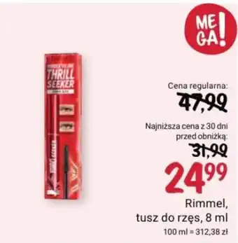 Rossmann Rimmel, tusz do rzęs, 8 ml oferta