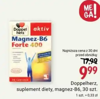 Rossmann Doppelherz, suplement diety, magnez-B6, 30 szt. oferta