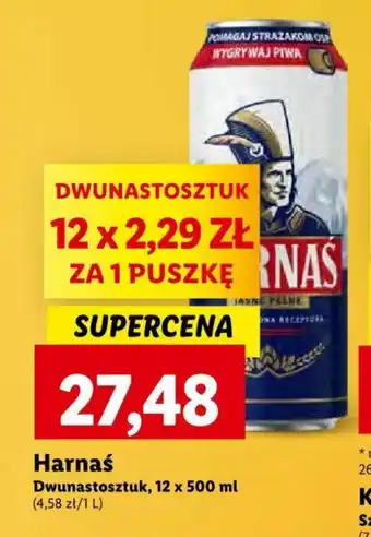 Lidl Harnaś 12 x 500 ml oferta