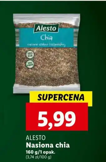 Lidl ALESTO Nasiona chia 160 g oferta