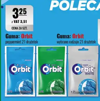 Eurocash Guma: Orbit 21 drażetek oferta