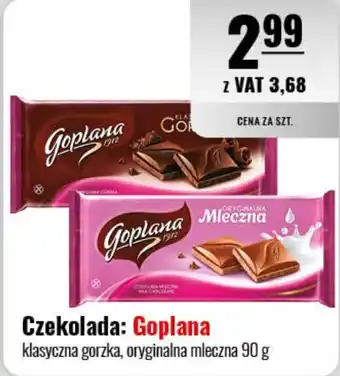 Eurocash Czekolada: Goplana 90 g oferta
