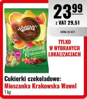 Eurocash Cukierki czekoladowe: Mieszanka Krakowska Wawel 1 kg oferta