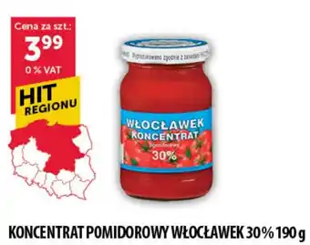 Eurocash Cash & Carry KONCENTRAT POMIDOROWY WŁOCŁAWEK 30% 190 g oferta