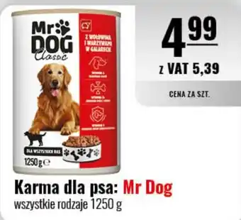 Eurocash Karma dla psa Mr Dog 1250 g oferta