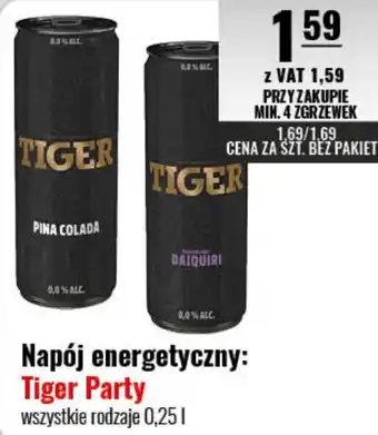 Eurocash Napój energetyczny Tiger Party 0,25l oferta