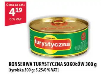 Eurocash Cash & Carry KONSERWA TURYSTYCZNA SOKOŁÓW 300 g oferta