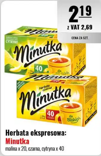Eurocash Herbata ekspresowa Minutka oferta
