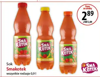 Eurocash Sok Smakotek 0,9l oferta