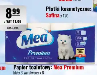Eurocash Papier toaletowy Mea Premium 8 rolek oferta