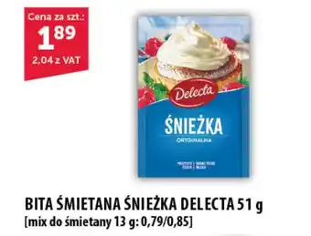 Eurocash Cash & Carry BITA ŚMIETANA ŚNIEŻKA DELECTA 51 g oferta