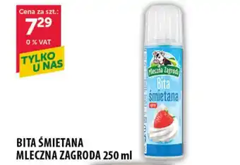 Eurocash Cash & Carry BITA ŚMIETANA MLECZNA ZAGRODA 250 ml oferta