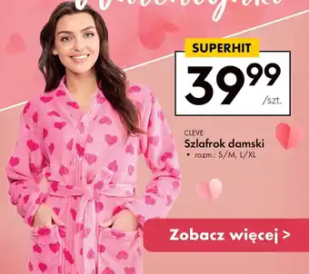 Biedronka CLEVE Szlafrok damski oferta