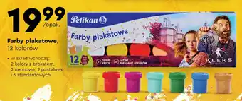 Biedronka Farby plakatowe 12 kolorów oferta
