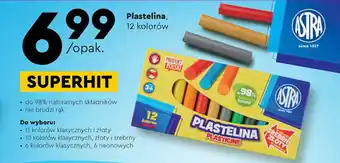 Biedronka Plastelina, 12 kolorów oferta