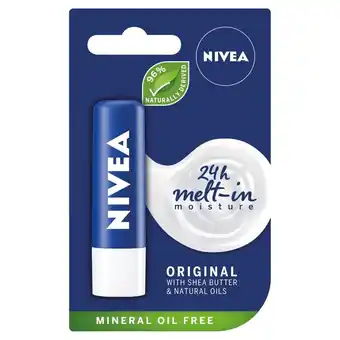 Rossmann NIVEA Original Pielęgnująca pomadka do ust 4,8 g oferta