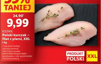 Lidl RZEŹNIK Polski kurczak filet z piersi XXL 1 kg oferta