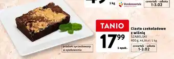Intermarche Ciasto czekoladowe z wiśnią SZABELSKI 400 g oferta