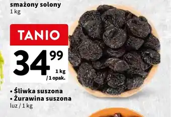 Intermarche śliwka suszona Żurawina suszona 1kg oferta