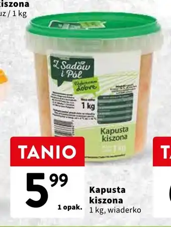 Intermarche Kapusta kiszona 1kg oferta