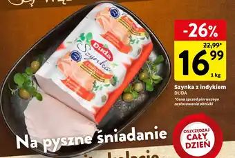 Intermarche Szynka z indykiem DUDA 1kg oferta