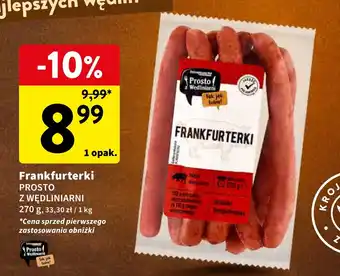 Intermarche FRANKFURTERKI PROSTO Z WĘDLINIARNI 270g oferta