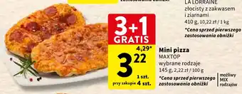 Intermarche Mini pizza MAXTOP 145g oferta