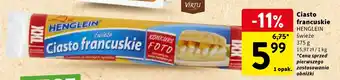 Intermarche Ciasto francuskie HENGLEIN 375g oferta