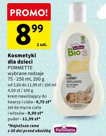 Intermarche Kosmetyki dla dzieci POMMETTE 75-250ml oferta