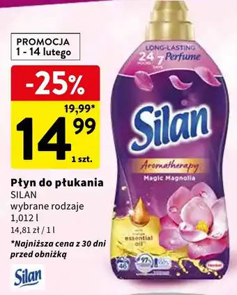 Intermarche Płyn do płukania SILAN 1,012l oferta