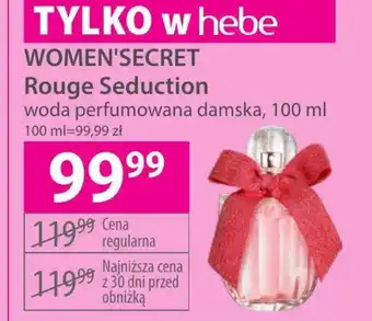 Hebe Woda perfumowana damska WOMEN'SECRET oferta