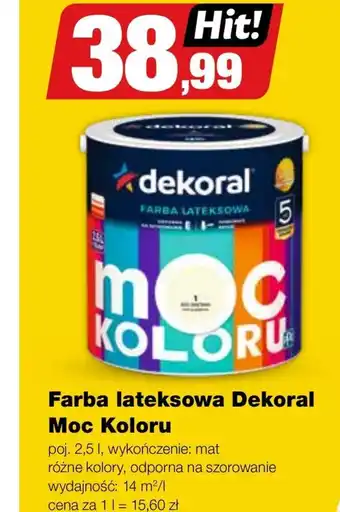 Bricomarche Farba lateksowa Dekoral oferta